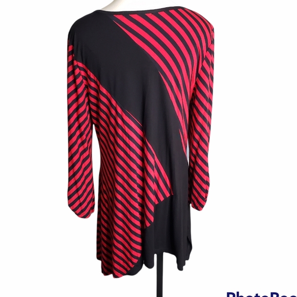 Loir Paris asymmetrical colorblock tunic top EUC L - Picture 15 of 15